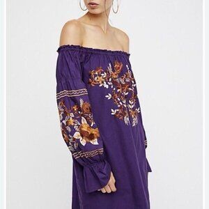 Free People Fleur De Jour Mini Dress With Pockets Size M